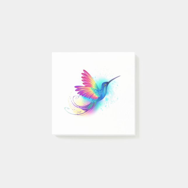 Post-it® Exotic Rainbow Hummingbird (Devant)