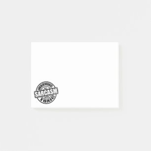 Post-it® Expression humoristique de sarcasme toxique