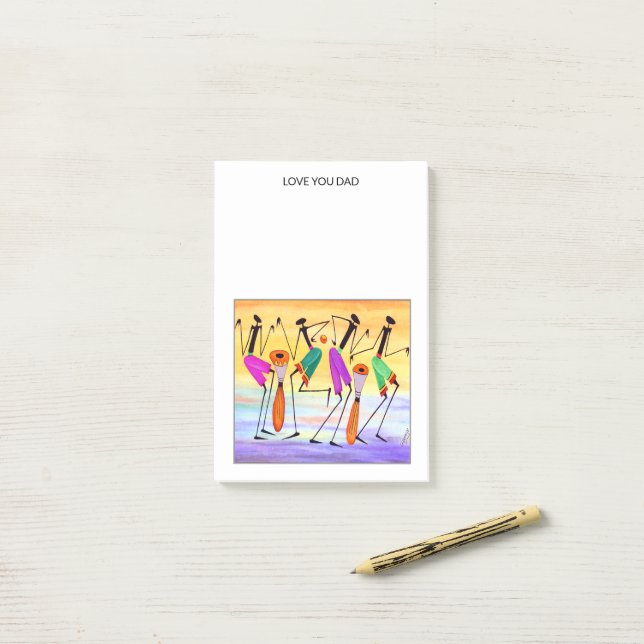 Post-it® Exprimer le bonheur Post-It Notes (Sur un bureau)