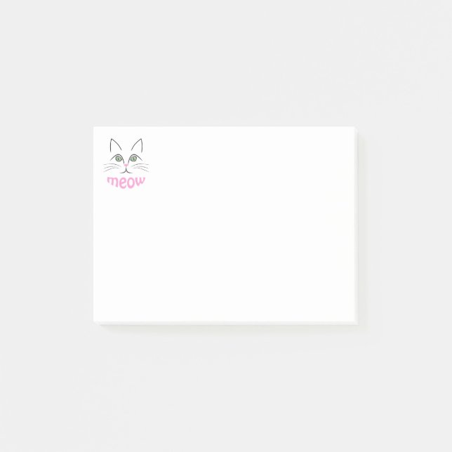 Post-it® Face de chat (Devant)