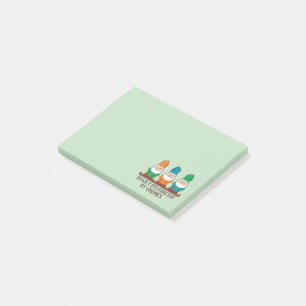 Post-it® Facilement distrait par des gnomes drôles