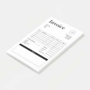 Post-it® Facture de vente pour petite entreprise moderne