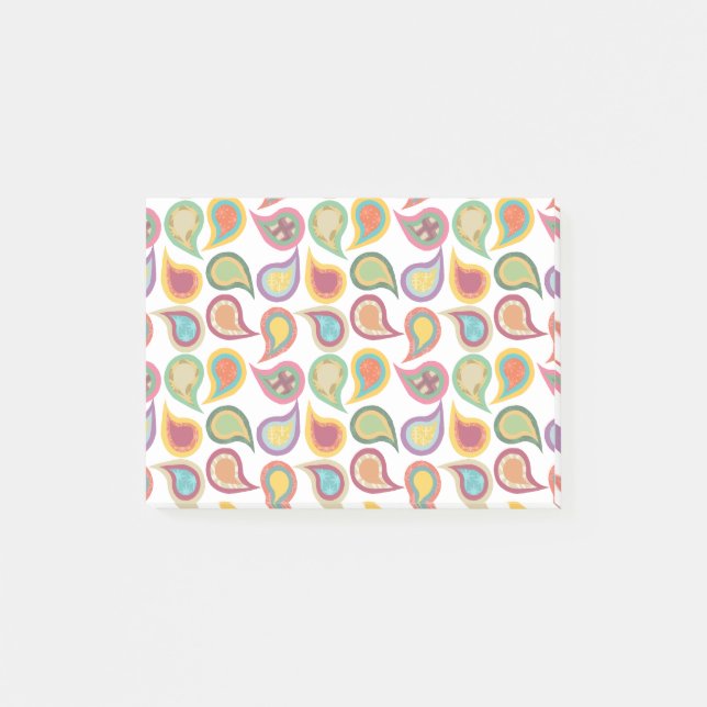 Post-it® Faded Atomic Paisleys (Devant)