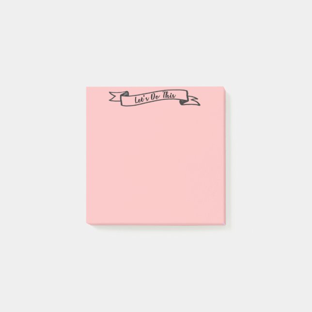 Post-it® Faisons ce post Notes pour les enseignants-Bureau (Devant)