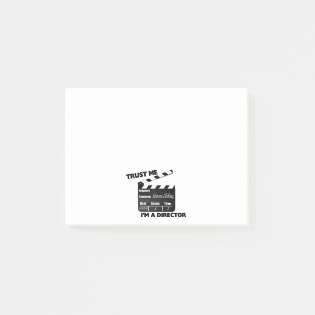 Post-it® Faites-moi confiance je suis un directeur (Devant)