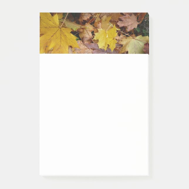 Post-it® Fallen Maple Feuille Jaune Automne Nature (Devant)