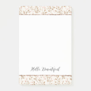 Post-it® Fard à joues scintillant rose crème floral Shower