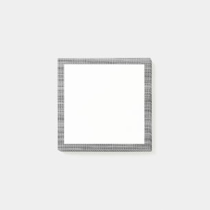 Post-it® Faux Grey Fabramed Post it Notes