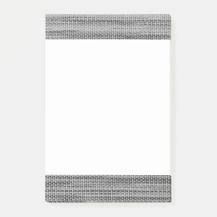 Post-it® Faux Grey Fabric Art