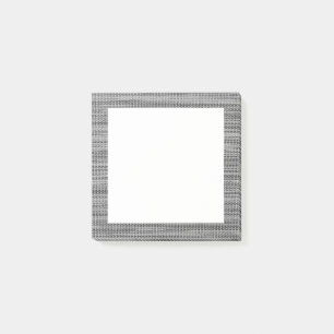 Post-it® Faux Grey Fabric Post-it Notes