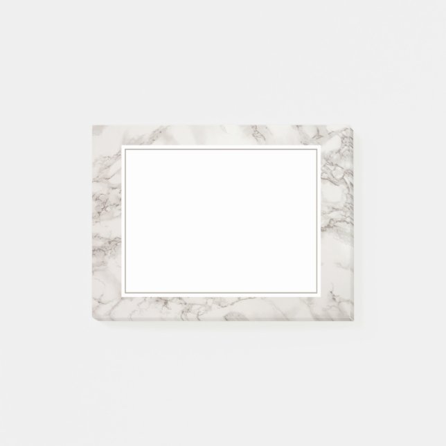 Post-it® Faux Marbre Albâtre Taupe Taupe Tan Moderne (Devant)