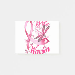 Post-it® Femme D'Un Guerrier Dragonfly Cancer Du Sein