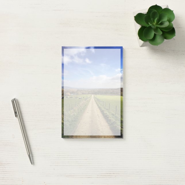 Post-it® Fermes | Français Camptryside Dirt Road (Bureau)