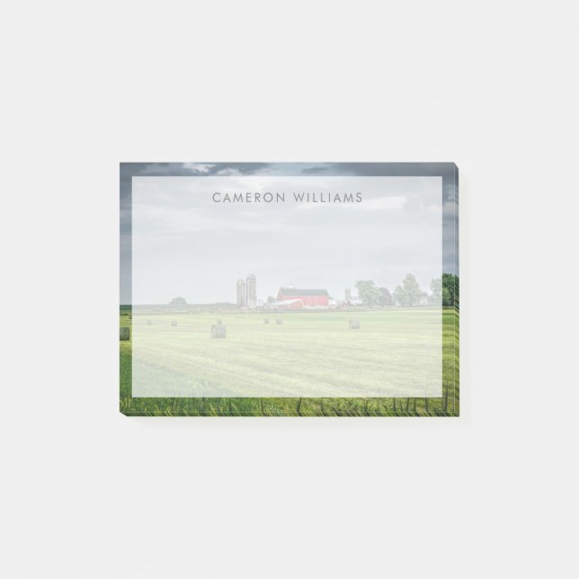 Post-it® Fermes | Red Barn & Silo au printemps (Devant)
