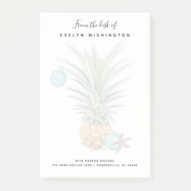 Post-it® Festive ananas bureau d'affaires de (Devant)