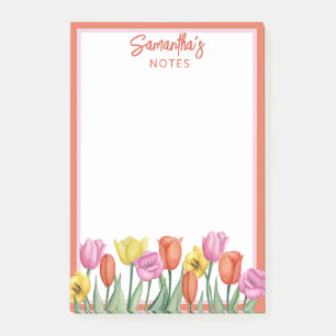 Post-it® Fête d'anniversaire aux tulipes florales