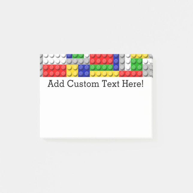 Post-it® Fête d'anniversaire du garçon de bloc constitutif (Devant)