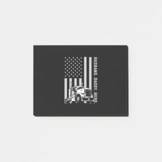 Post-it® Fête des pères | Drapeau américain papa de camion