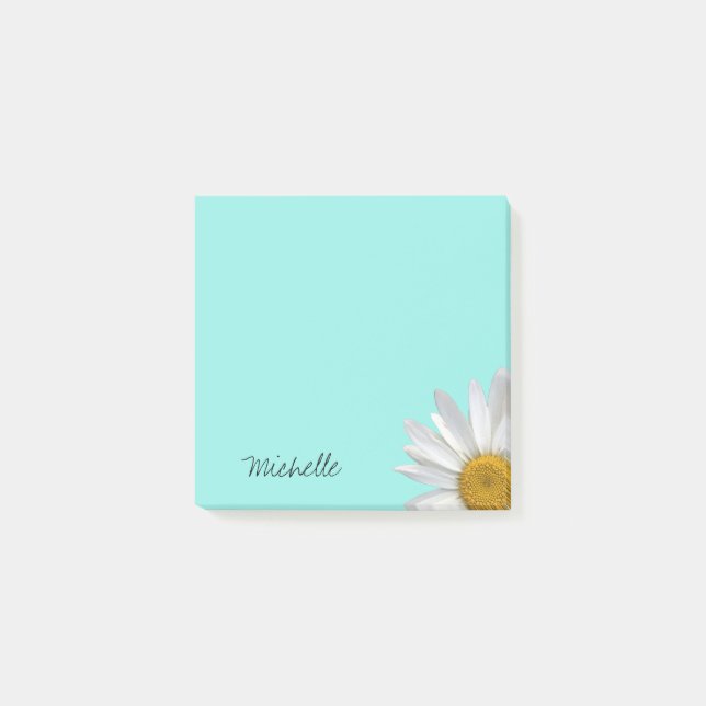 Post-it® Fête tendance Personnalisée Turquoise vert (Devant)