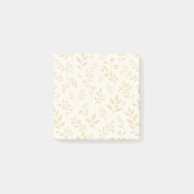 Post-it® Feuillage d'automne Blé Doré - Neutre (Devant)