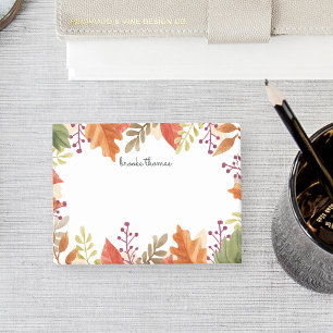 Post-it® Feuillage d'automne personnalisé