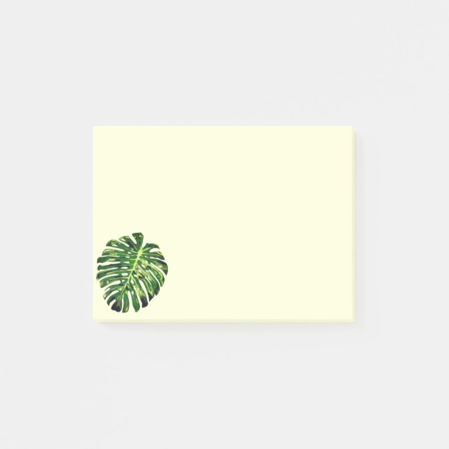Post-it® Feuille de monstère tropicale - (Devant)