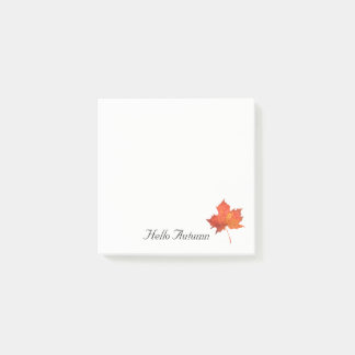 Post-it® Feuille d'érable aquarelle