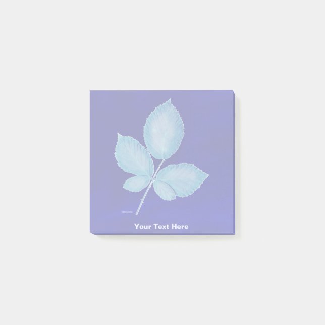 Post-it® Feuilles de brique d'impression Cyano (Devant)