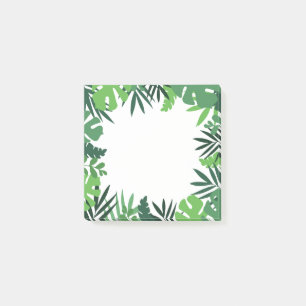 Post-it® Feuilles de palmiers verts, jungle feuillage vert