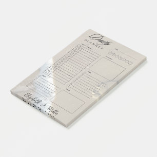 Post-it® Feuilles de planificateur quotidien personnalisées