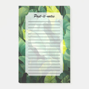 Post-it® Feuilles tropicales, botanique abstraite, jungle, 