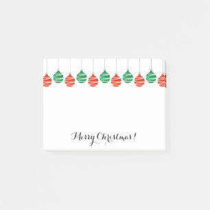 Post-it® Feux à billes de Noël personnalisées