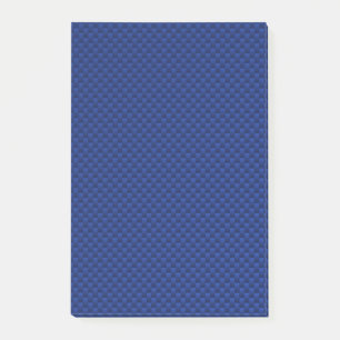 Post-it® Fibre de carbone bleu comme déco d'impression