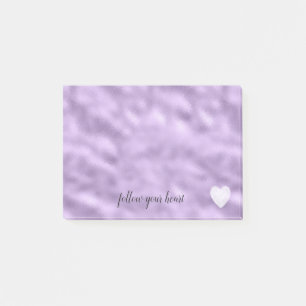 Post-it® Fille Glam Purple Heart Personnalisé Inspiration