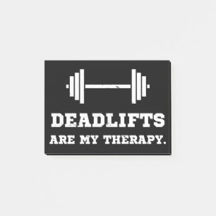 Post-it® Fitness Deadlifts Is My Therapy