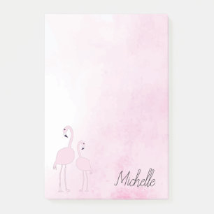 Post-it® Flamants roses roses personnalisés