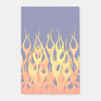 Flammes de course élégantes Feu sur Navy Blue