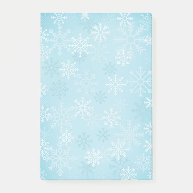 Post-it® Flammes de neige de vacances Post-it-Notes (Devant)