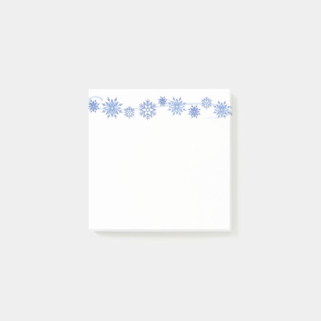 Post-it® Flammes de neige d'hiver Post-it-Notes (Devant)