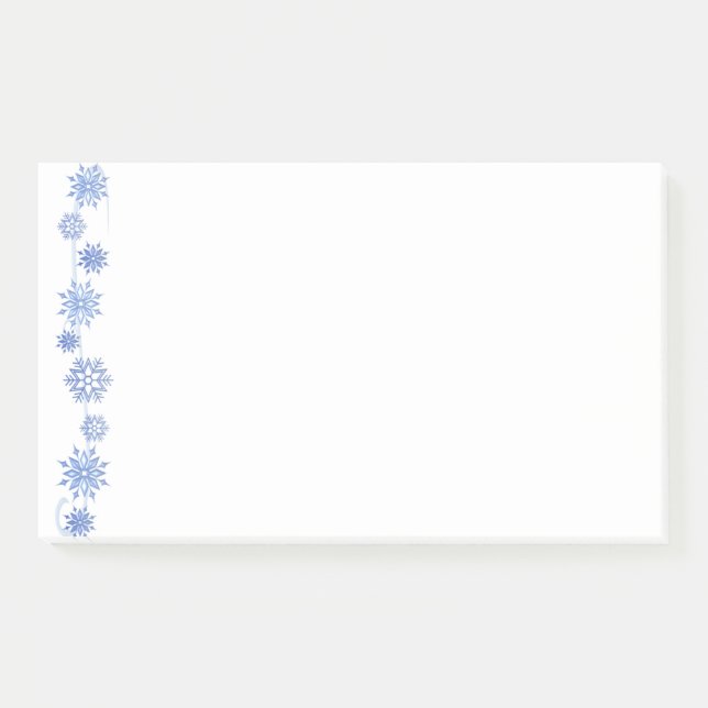 Post-it® Flammes de neige d'hiver Post-it-Notes (Devant)
