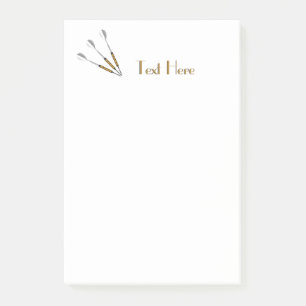 Post-it® Fléchettes Personnalisées / Monogramme