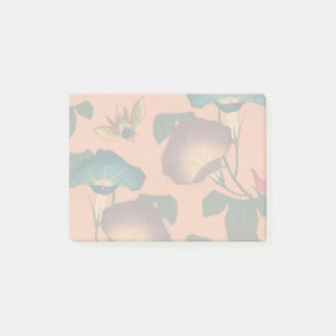 Post-it® Fleur d'abeille rose classique Hokusai Art