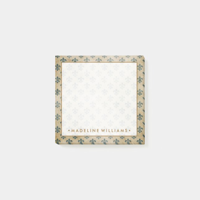Post-it® Fleur-De-Lis Or (Devant)