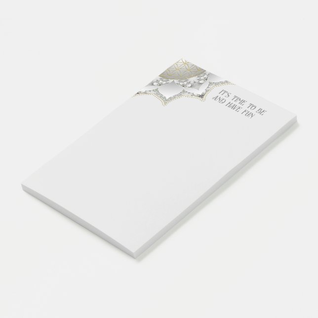 Post-it® Fleur De Vie - Blossoms Mandala 1 (Incliné)