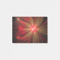 Fleur fractale de fansy rouge