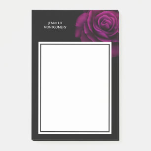 Post-it® Fleur gothique de rose violet-rouge