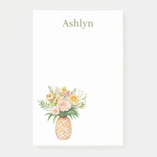 Post-it® Fleur Tropicale Jaune Blush Ananas