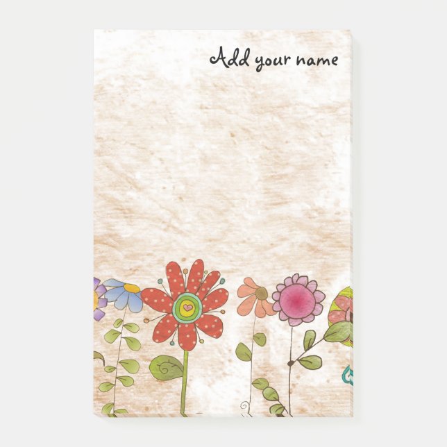 Post-it® Fleurs (Devant)