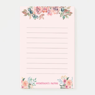 Post-it® Fleurs aquarelles