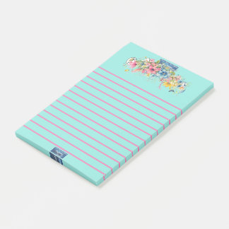 Post-It (Fleurs Bleues-Notes)RFPMDesigns©️2024